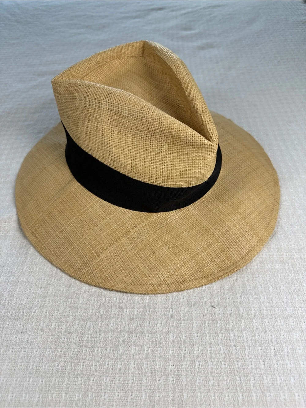 Wallaroo Hat Company Morgan hat straw with black band cowboy sun hat